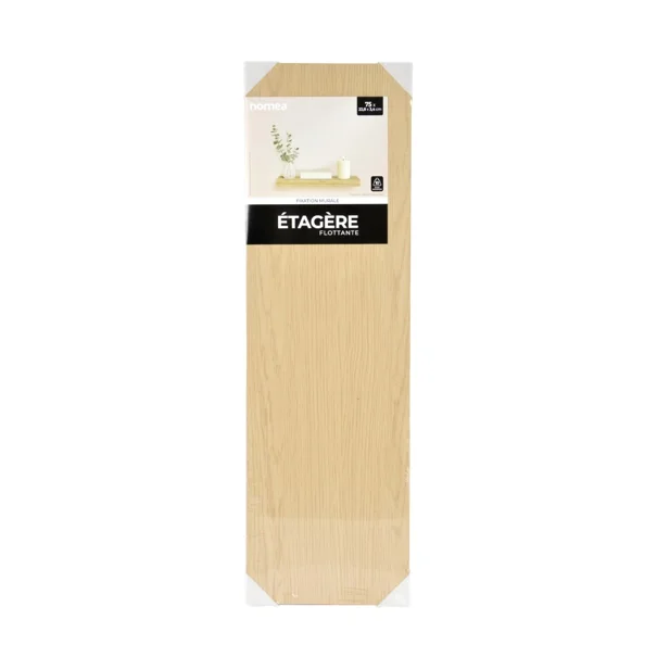 Ράφι Τοίχου (75x22.8x3.4) L-C L.Oak 6RAN792CC