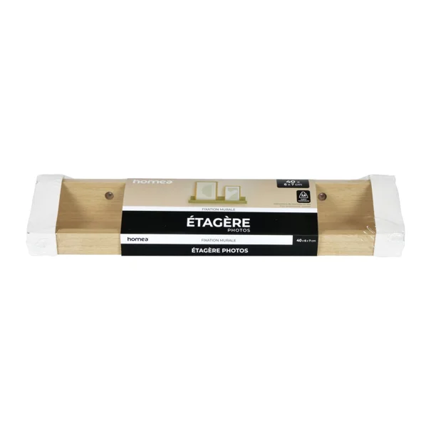 Ράφι Τοίχου (40x6x7) L-C L.Oak 6RAN890CC