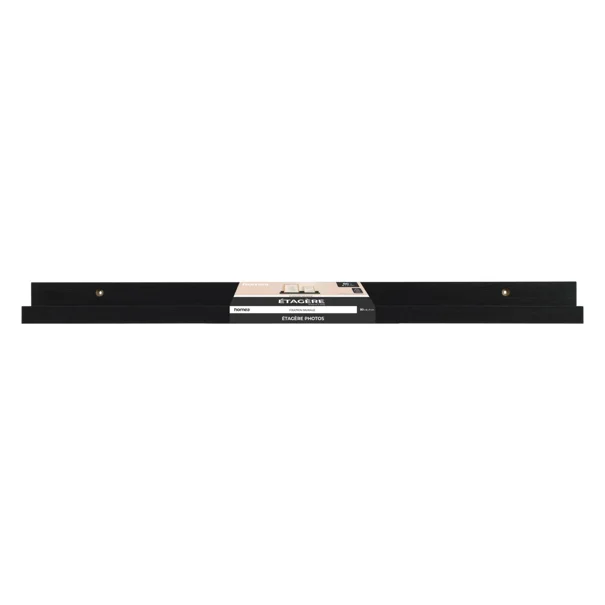 Ράφι Τοίχου (80x6x7) L-C Black 6RAN892NR