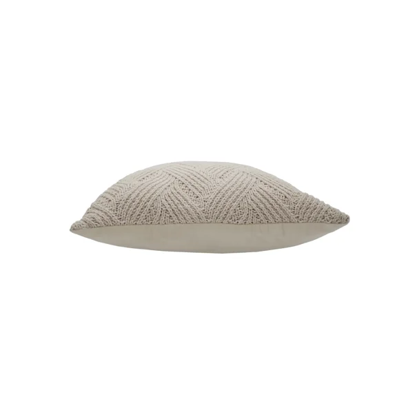 Διακοσμητικό Μαξιλάρι Βελουτέ (40x40) L-C Nivalis Natural 1613213