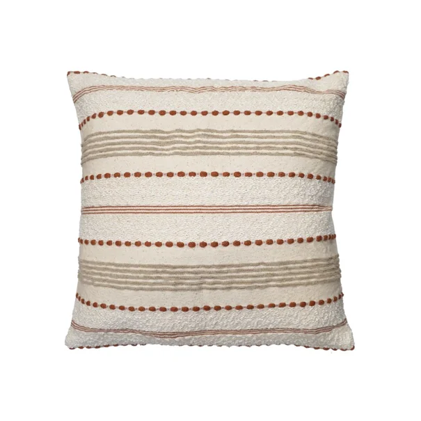 Διακοσμητικό Μαξιλάρι (45x45) L-C Stripe Natural 1613147