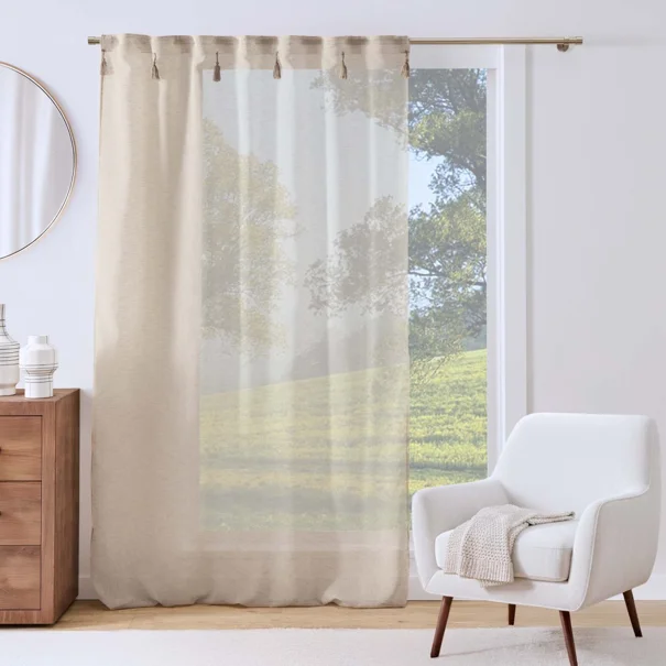 Κουρτίνα (140x240) Με Τρέσα L-C Dalila Linen 1627858