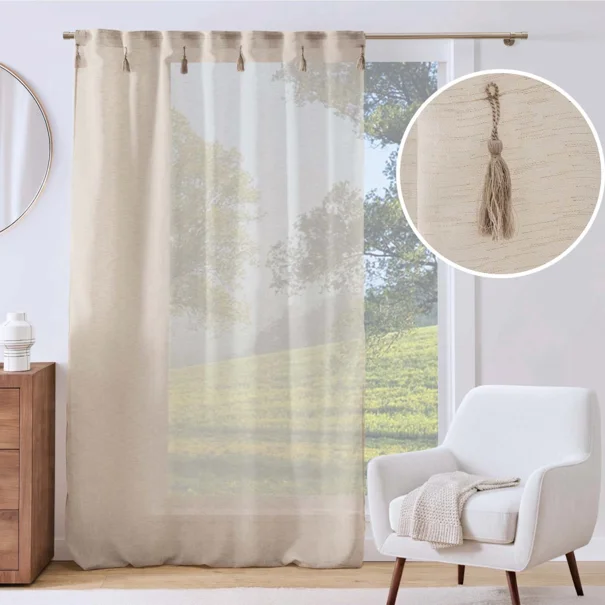 Κουρτίνα (140x240) Με Τρέσα L-C Dalila Linen 1627858