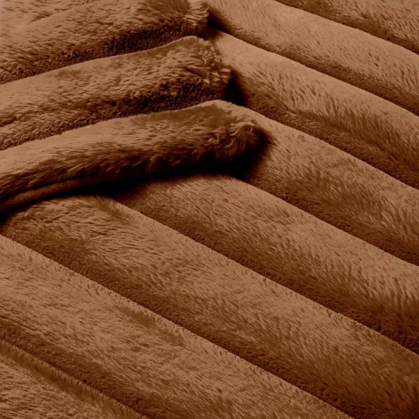 Κουβέρτα Γούνινη Υπέρδιπλη (220x240) L-C Boudoir Camel 1613064