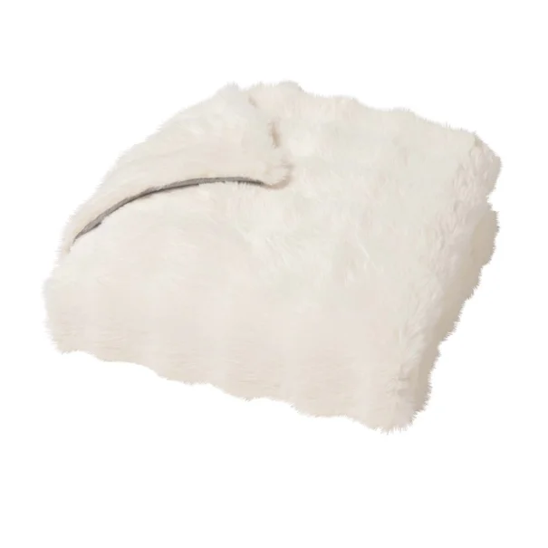 Γούνινη Κουβέρτα Καναπέ (125x150) L-C Mounty Natural 1613094