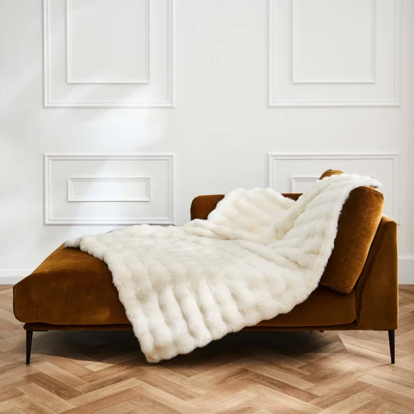 Κουβέρτα Γούνινη Υπέρδιπλη (220x240) L-C Mounty Natural 1613033