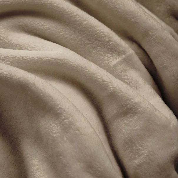 Κουβέρτα Fleece Υπέρδιπλη (220x240) L-C Flanou Taupe 1645259