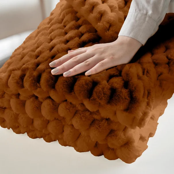 Κουβέρτα Fleece Υπέρδιπλη (220x240) L-C Frosty Camel 1613057