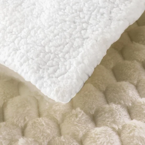 Κουβέρτα Fleece Υπέρδιπλη (220x240) L-C Frosty Linen 1613017