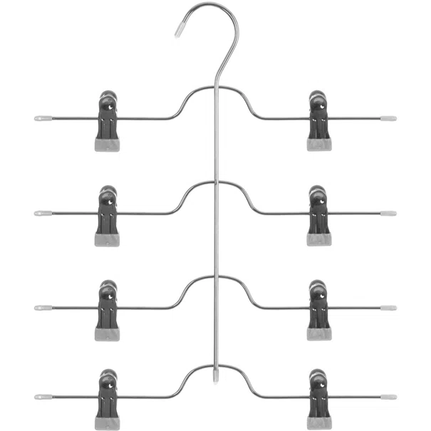 Κρεμάστρα Για 4 Παντελόνια F-V Hanger Grey 151533