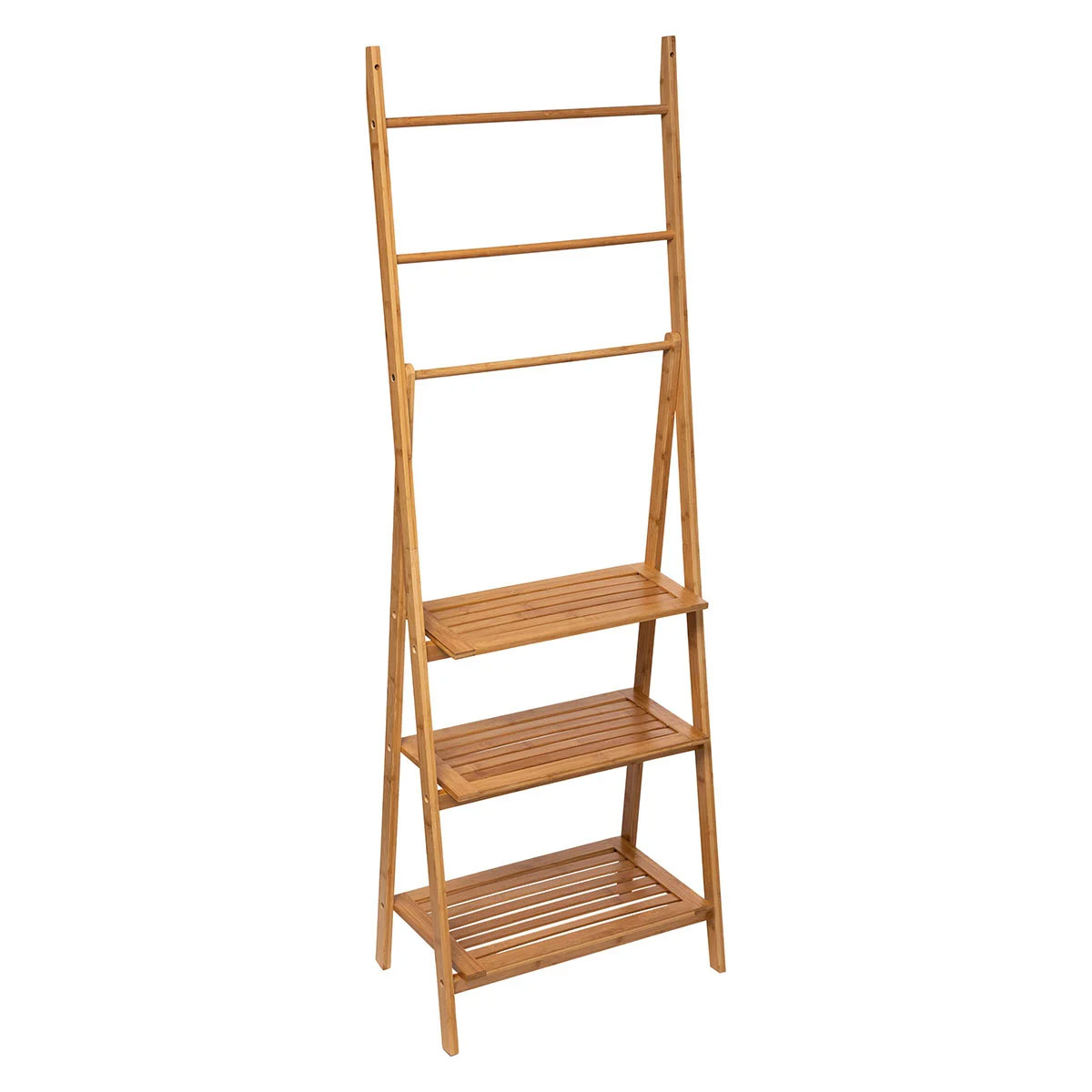 Ραφιέρα Δαπέδου Μπάνιου (53.2x32.4x152) F-V Bamboo 161049