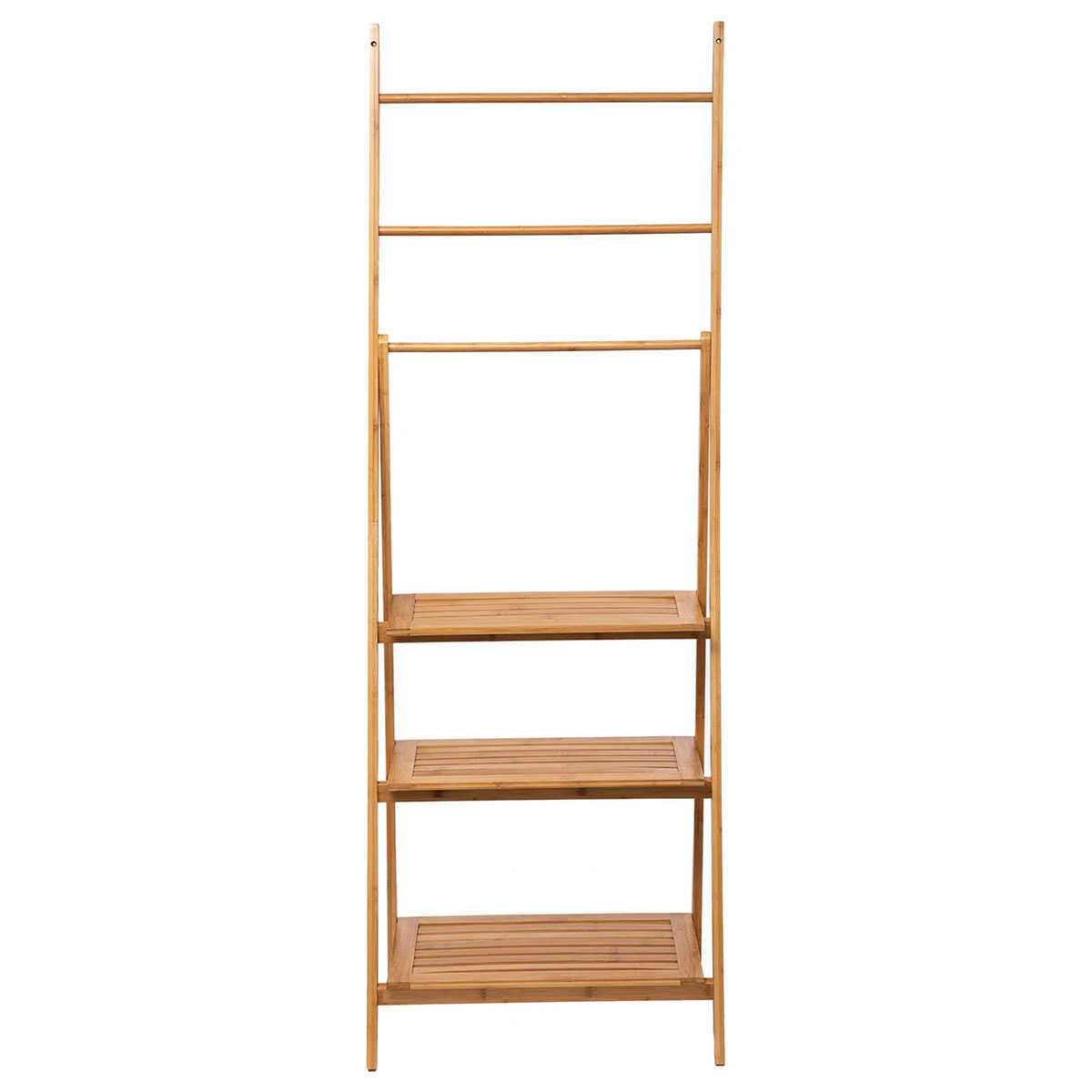 Ραφιέρα Δαπέδου Μπάνιου (53 2X32 4X152) F-V Bamboo 161049 Οργάνωση & Αποθήκευση Ραφιέρες Εταζέρες Spitishop