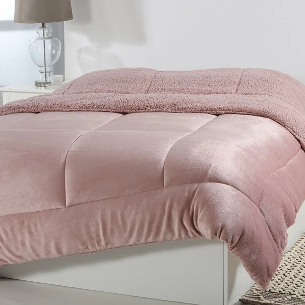 Κουβερτοπάπλωμα Μονό (160x220) Silk Fashion Solid Old Rose