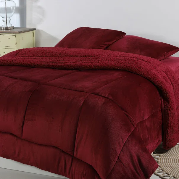 Κουβερτοπάπλωμα Μονό (160x220) Silk Fashion Solid Burgundy