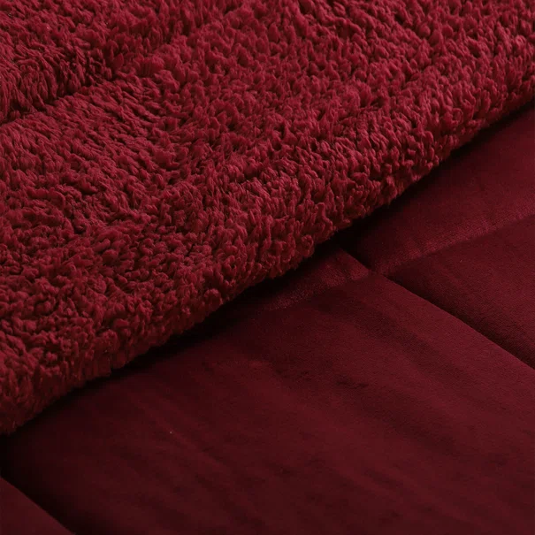 Κουβερτοπάπλωμα Υπέρδιπλο (220x240) Silk Fashion Solid Burgundy