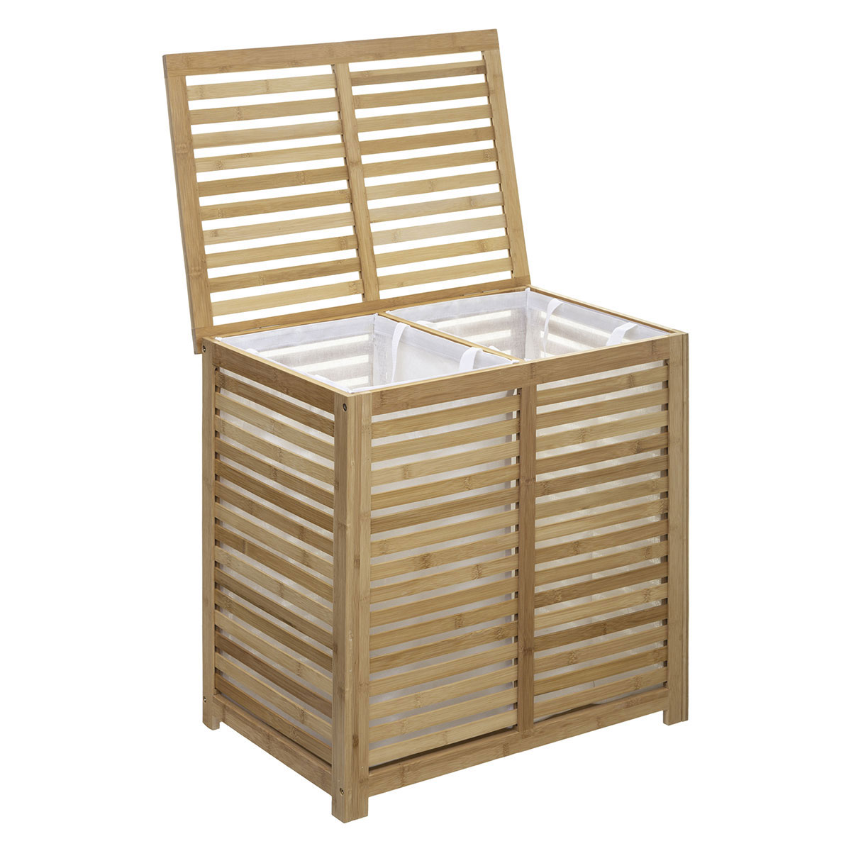 Καλάθι Απλύτων 2 Θέσεων (58x40x60) F-V Sicela Bamboo 160823A