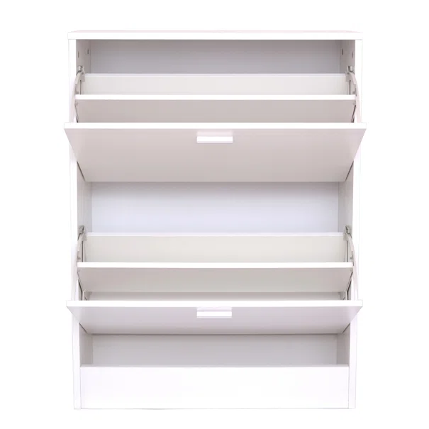 Παπουτσοθήκη Με 2 Ράφια/12 Θέσεων (63x24x80) Spitishop Slimline White