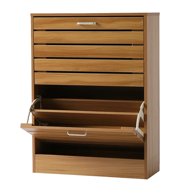 Παπουτσοθήκη Με 2 Ράφια/12 Θέσεων (63x24x80) Spitishop Butler Walnut