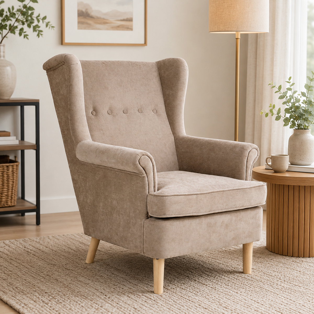 Πολυθρόνα (91x79x103) Spitishop Kensington Taupe