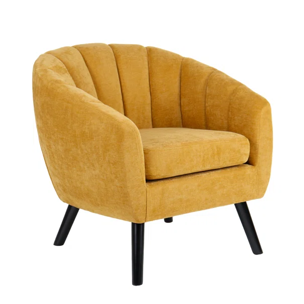 Πολυθρόνα (73x78x76) Spitishop Lisbon Yellow