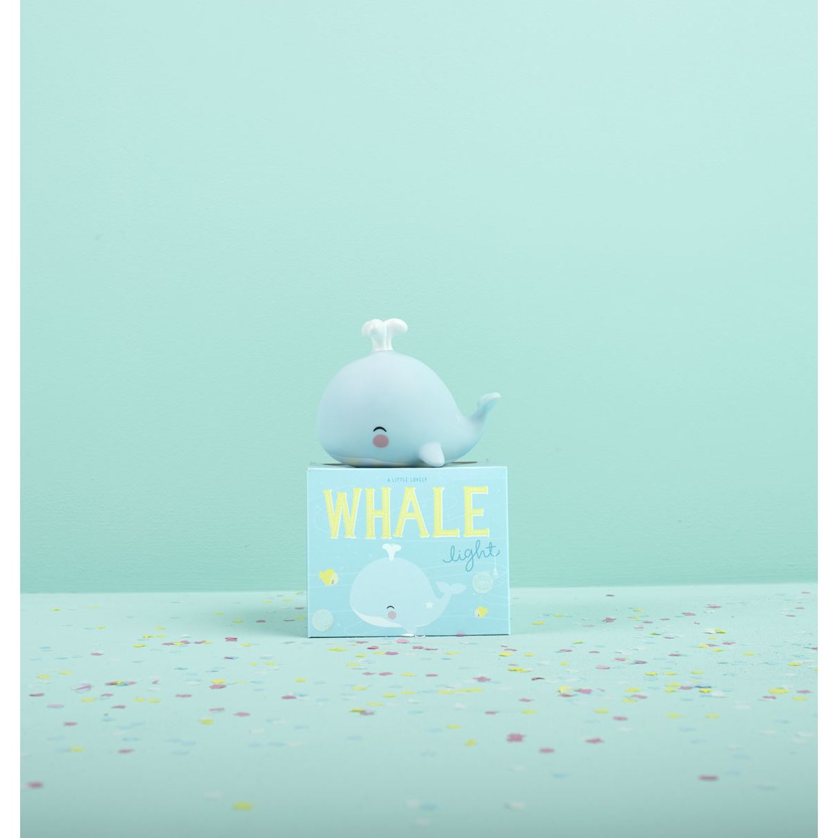 Παιδικό Φωτάκι Νυκτός Α Little Lovely Company Whale Llwhbu40 Φωτιστικά Παιδικά για Αγόρια Spitishop