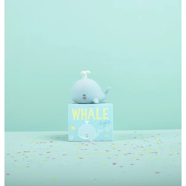 Παιδικό Φωτάκι Νυκτός Α Little Lovely Company Whale LLWHBU40
