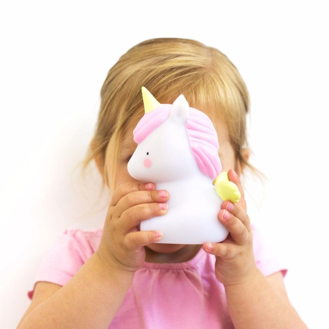 Παιδικό Φωτάκι Νυκτός Α Little Lovely Company Unicorn Llunwh34 Φωτιστικά Παιδικά για Κορίτσια Spitishop