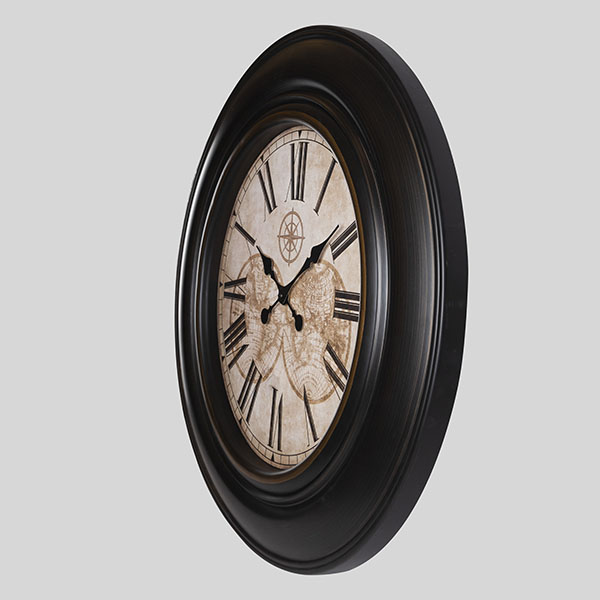 Ρολόι Τοίχου (Φ76X4 9) Estheti 813-30035 Διακόσμηση Ρολόγια & Επιτραπέζια Μεγάλα Vintage Spitishop