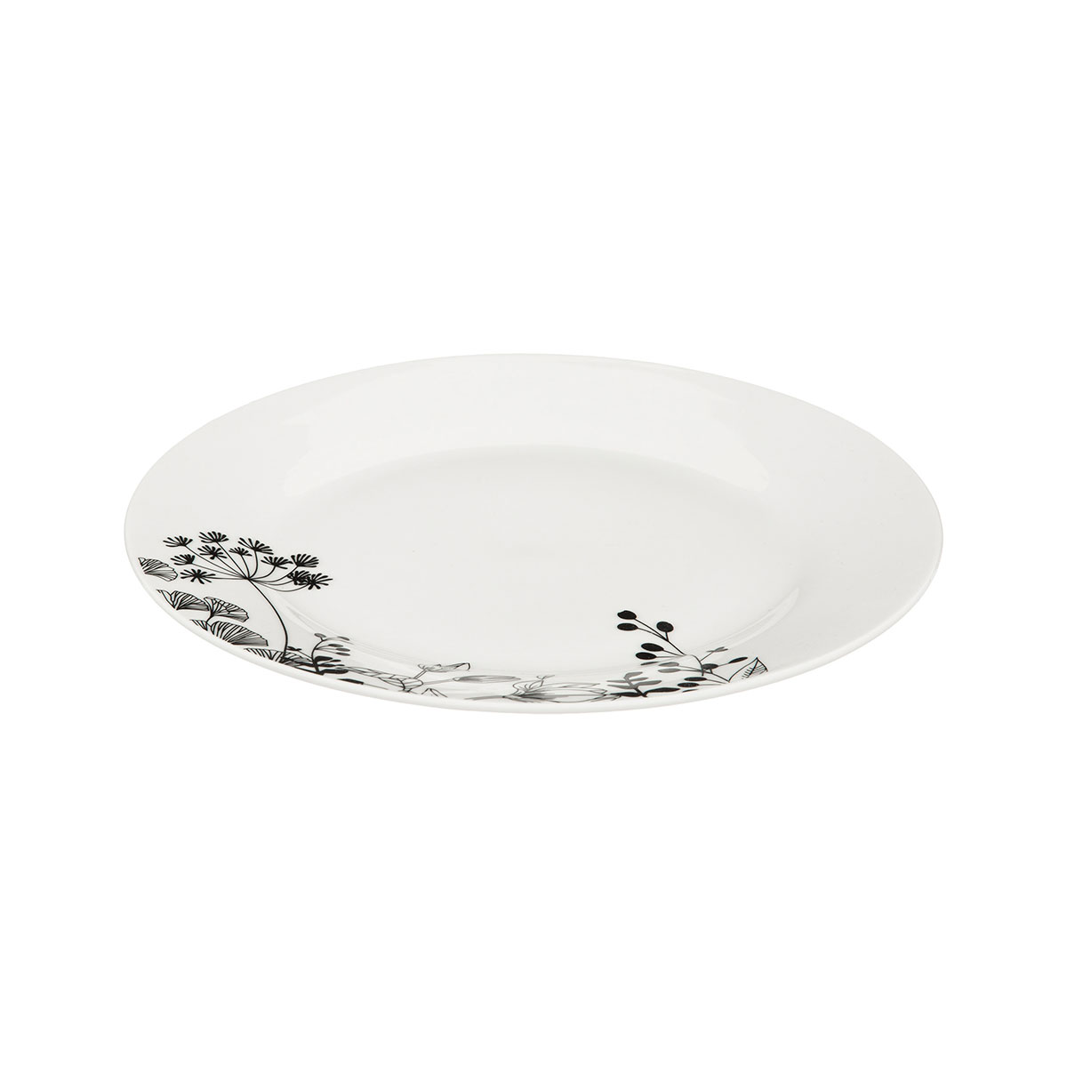 Σετ Πιάτα 18Τμχ S-D White Floral 154916 Είδη Σερβιρίσματος & Σερβίτσια Spitishop