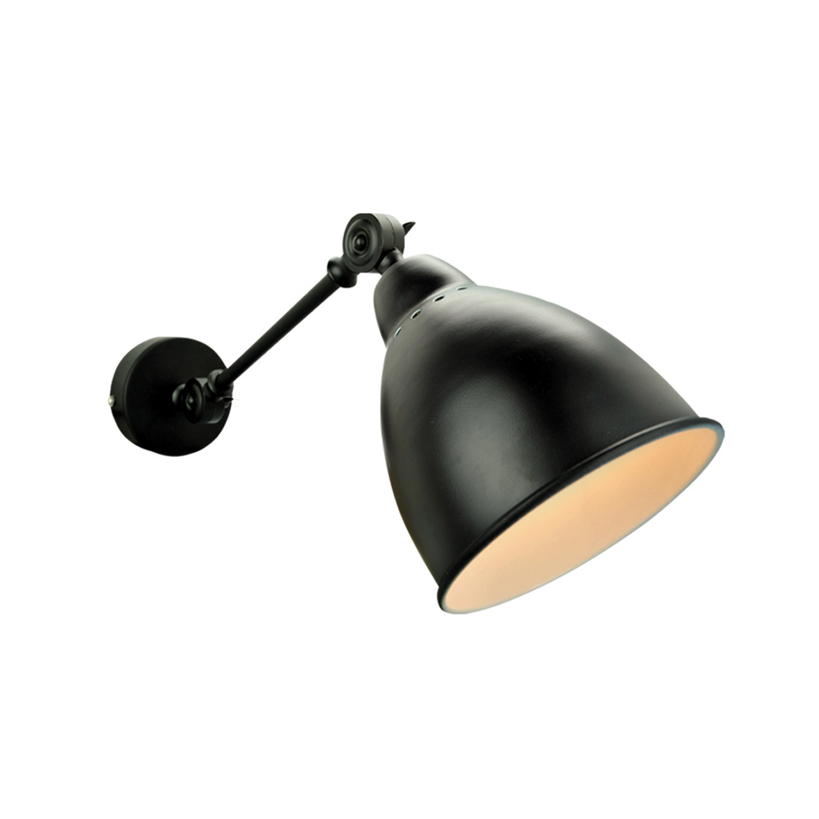 Απλίκα Τοίχου Homelighting Moreno 77-2202 Black