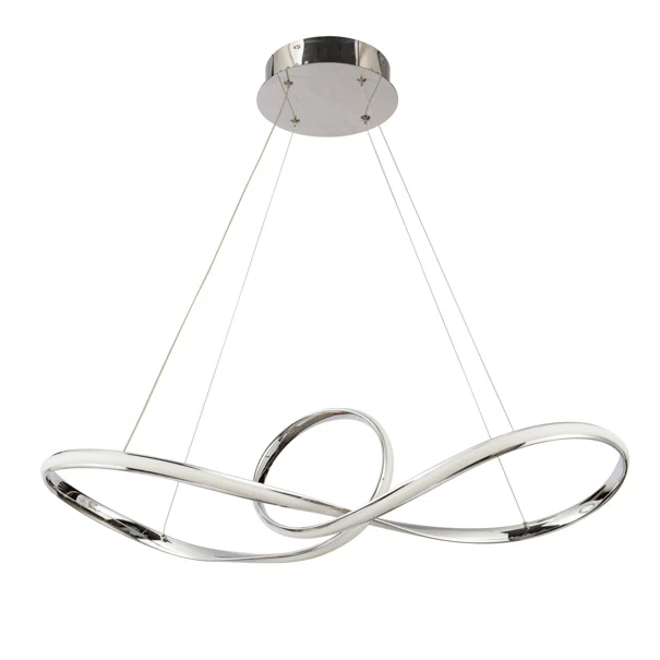 Φωτιστικό Οροφής LED Dimmable Homelighting Malbera 77-8126 Chrome