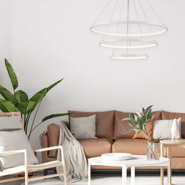 Φωτιστικό Οροφής LED Dimmable Homelighting Morelli 77-8133 White