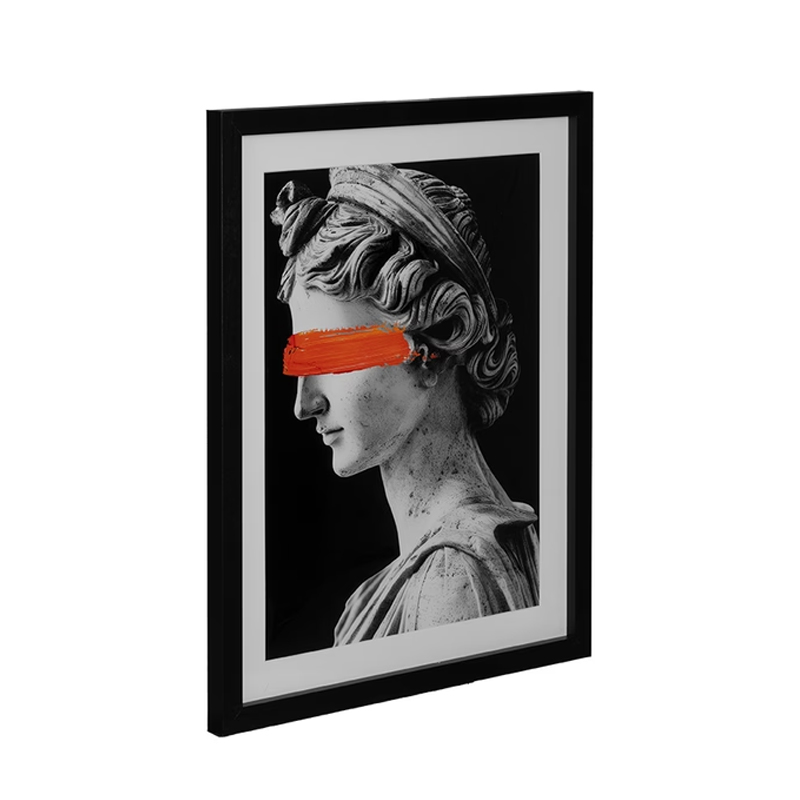 Δίπτυχος Πίνακας με Κορνίζα (80X50) Estheti 812-10054 Διακόσμηση Πίνακες & Κάδρα Τοίχου για Σαλόνι Spitishop