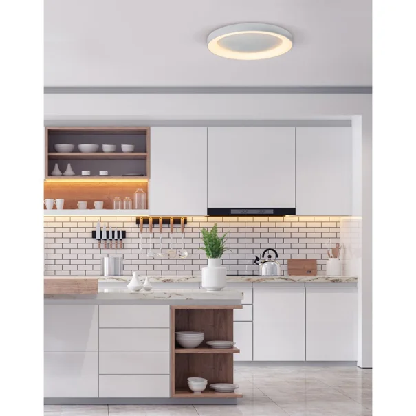 Φωτιστικό Πλαφονιέρα LED Dimmable Smart WiFi Homelighting Amaya 77-8155 White
