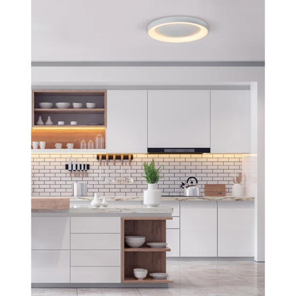 Φωτιστικό Πλαφονιέρα LED Dimmable Smart WiFi Homelighting Amaya 77-8156 White