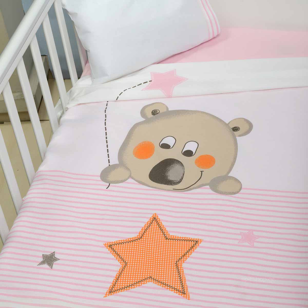 Σεντόνια Κούνιας (Σετ) Baby Oliver Des 162 Βρεφικά Προίκα Μωρού Spitishop