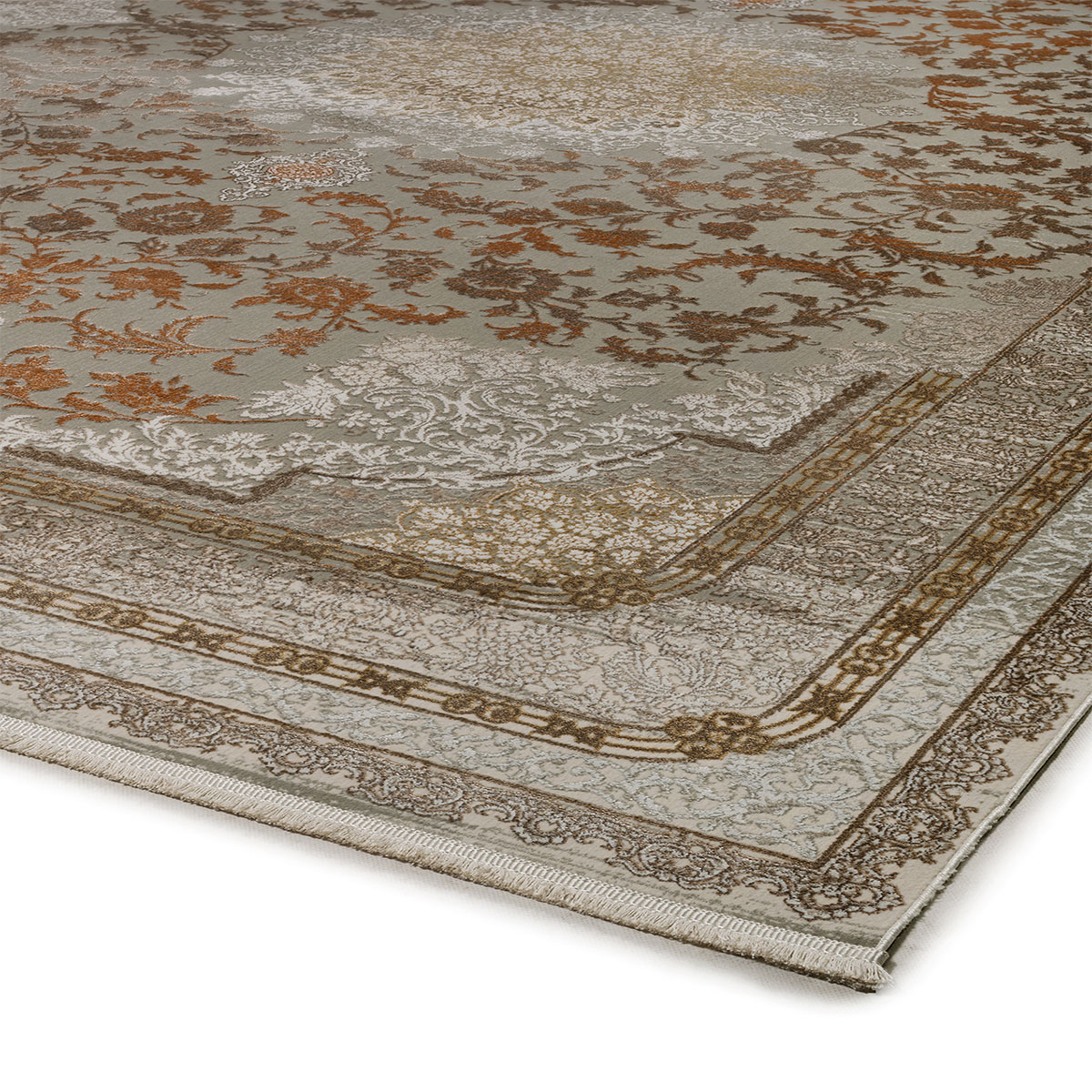 Χαλί Διαδρόμου (80x150) Βιοκαρπέτ Arcadia 7103A Cream/Brown