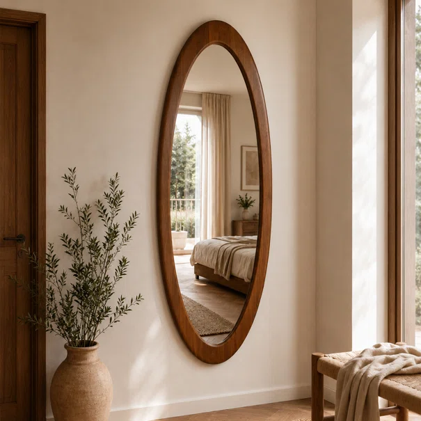 Καθρέφτης Τοίχου (70x160) Spitishop Tuscany Walnut