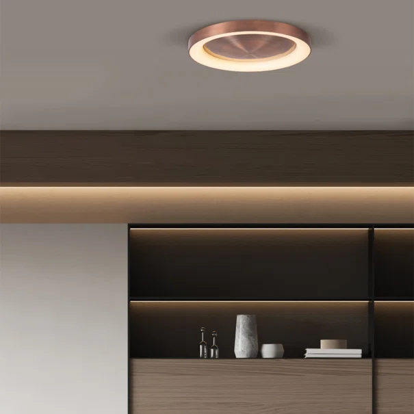 Φωτιστικό Πλαφονιέρα LED Dimmable Homelighting Amaya 77-8161 Copper