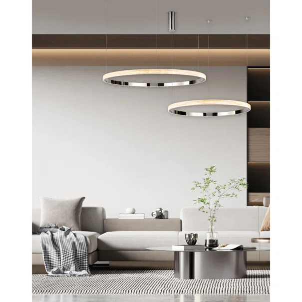 Φωτιστικό Οροφής LED Dimmable Homelighting Amarylis 77-8163 Aluminium
