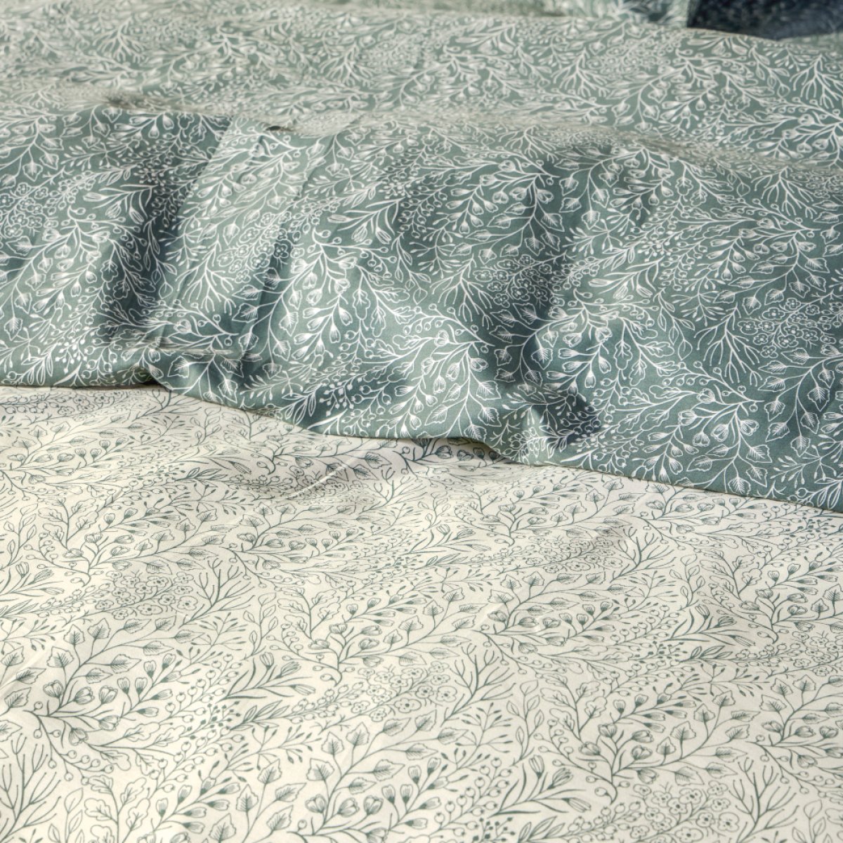 Παπλωματοθήκη King Size (Σετ 260x240) 2 Όψεων Kentia Elsy 02