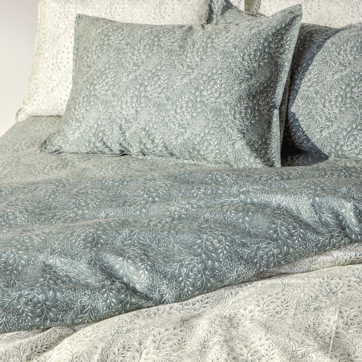 Παπλωματοθήκη King Size (Σετ 260X240) 2 Όψεων Kentia Elsy 02 Λευκά Είδη Κρεβατοκάμαρας Παπλωματοθήκες Spitishop