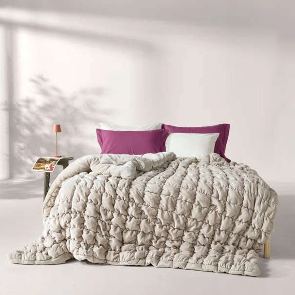 Κουβερτοπάπλωμα Ημίδιπλο (180x240) Kentia Marshmallow 12