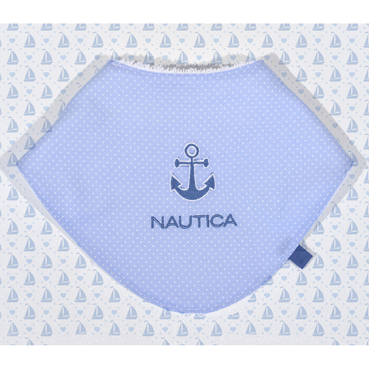 Σαλιάρα-Μπαντάνα Nautica Πουά Σιελ 931