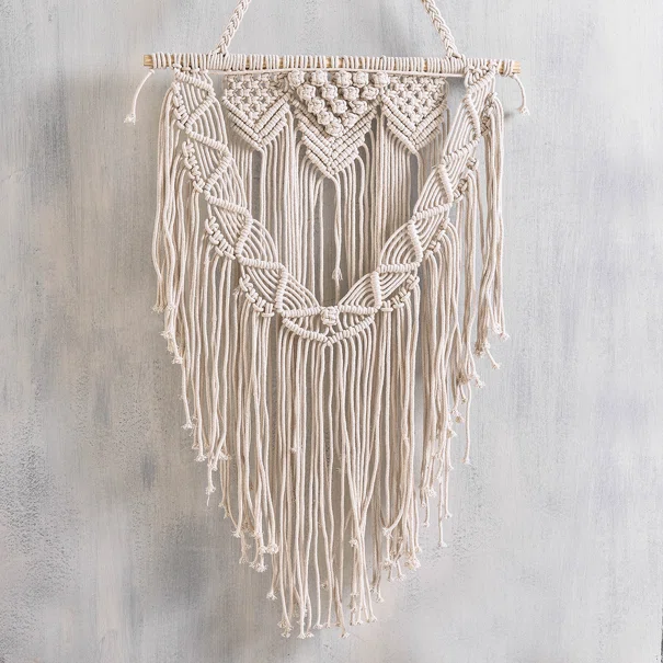 Διακοσμητικό Τοίχου Μακραμέ (50x50) Rythmos Amarosa