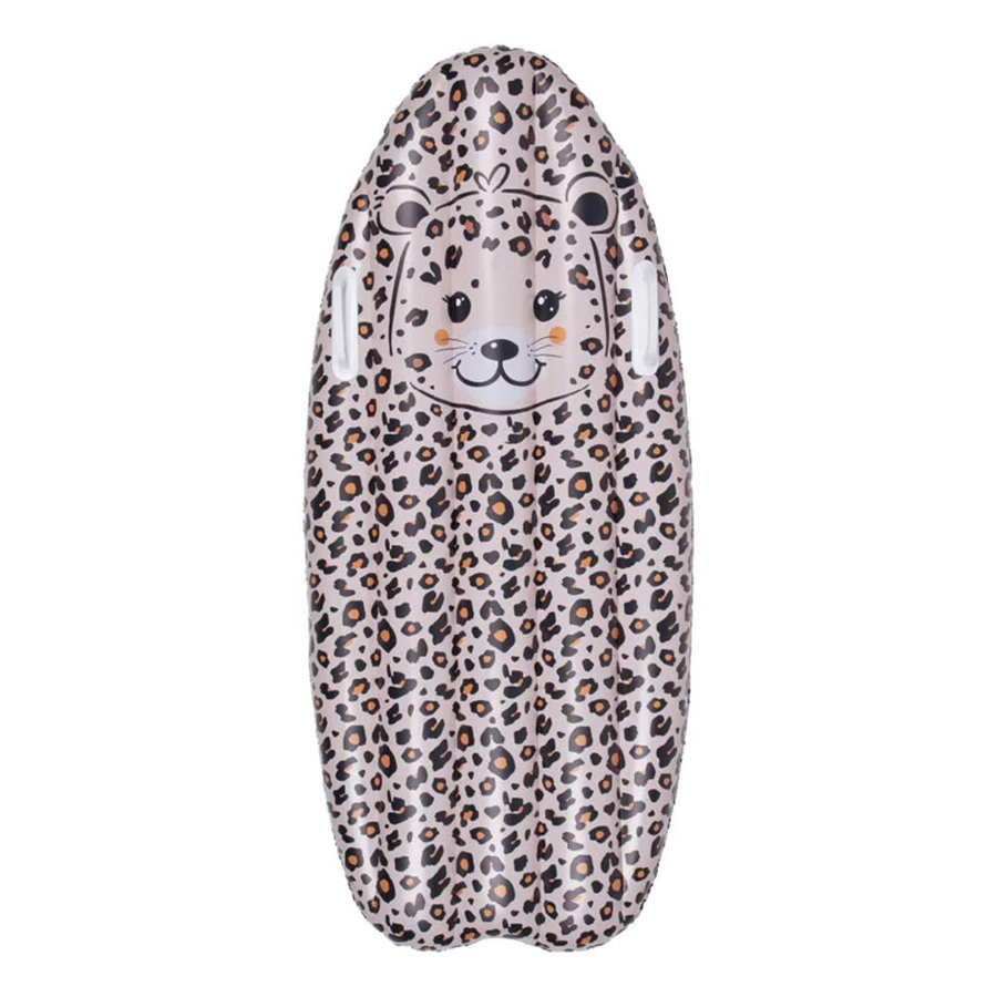 Σανίδα Κολύμβησης Φουσκωτή Swim Essentials Leopard Beige Θαλάσσης Παιδικά Είδη Φουσκωτά Spitishop