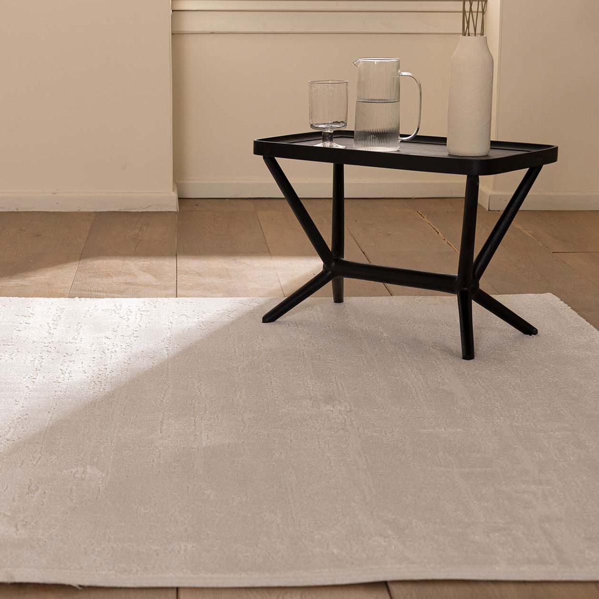 Χαλί (200X250) Royal Carpet Bianca 379A Cream Χαλιά Σαλονιού Χειμερινά Μονόχρωμα Spitishop