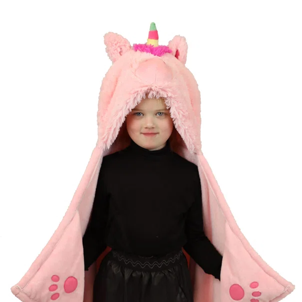 Κουβέρτα Fleece Με Κουκούλα (130x100) Cozy Noxxiez Unicorn NX-BL822