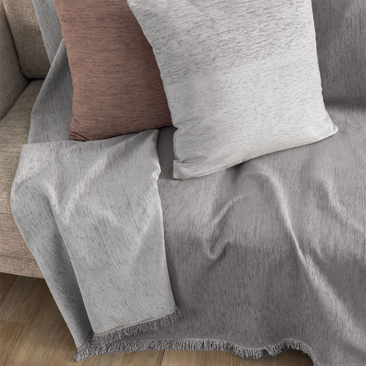 Ριχτάρι Καναπέ Διθέσιου 2 Όψεων (170x250) Palamaiki Parva Grey