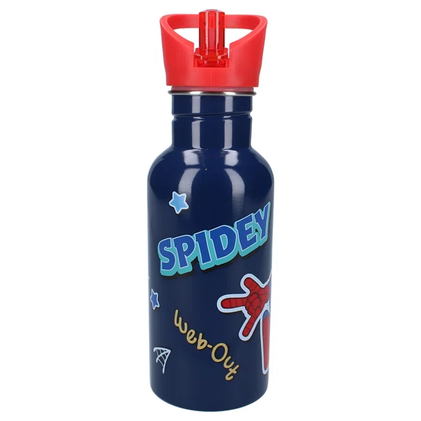 Παγούρι 500ml Με Καλαμάκι Vado Bags Spidey Take A Sip